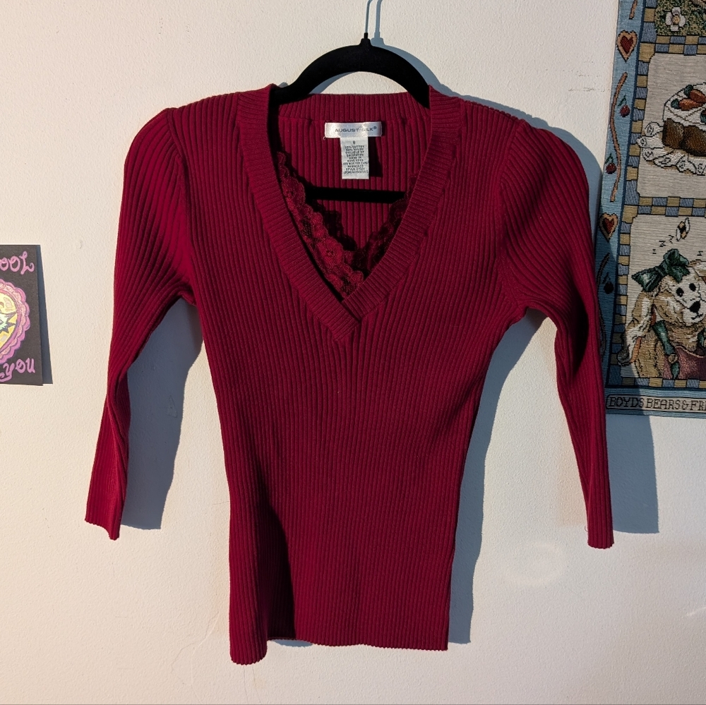 Y2K Lace Blouse
